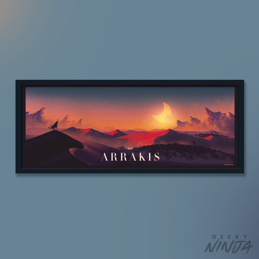 Visit Arrakis Poster - Dune 2 Poster Art