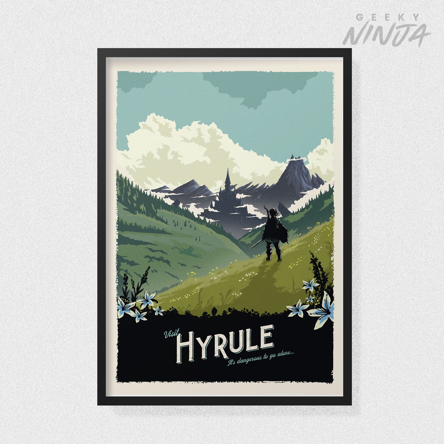 Hyrule Travel Poster -  Vintage Travel Poster Art