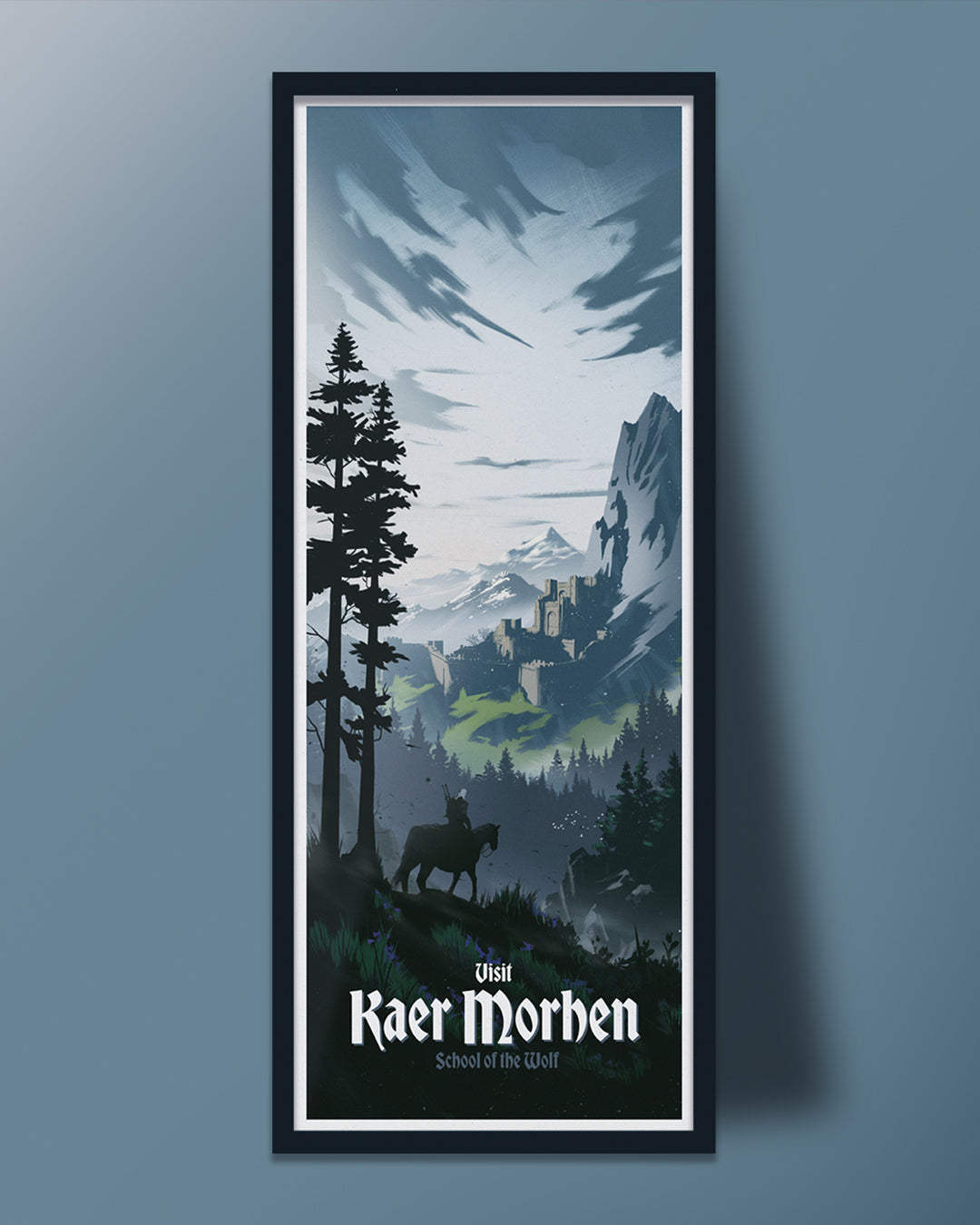 Kaer Morhen Poster - The Witcher Poster Art