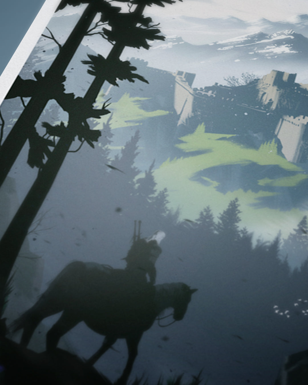 Kaer Morhen Poster - The Witcher Poster Art