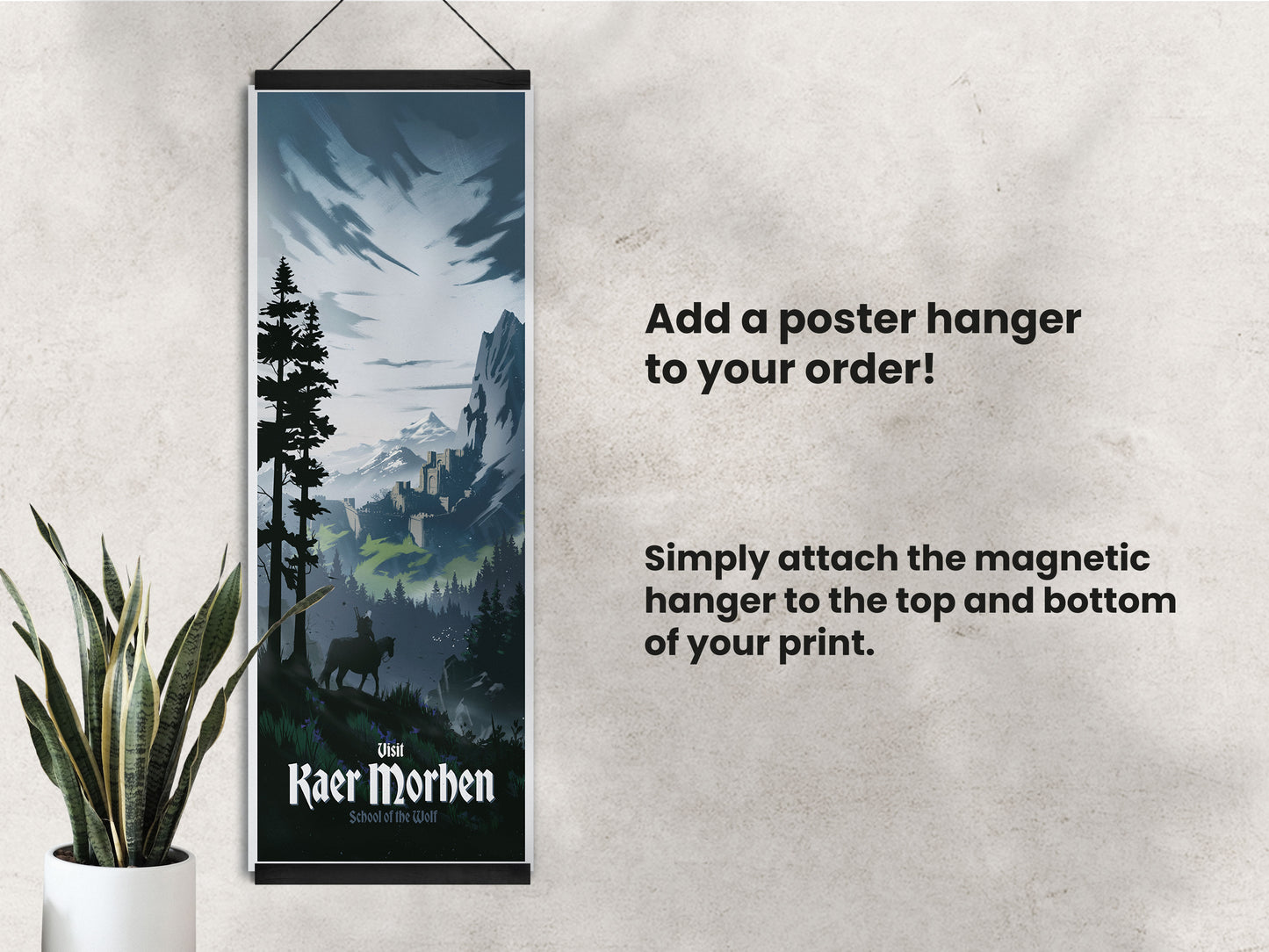 Kaer Morhen Poster - The Witcher Poster Art