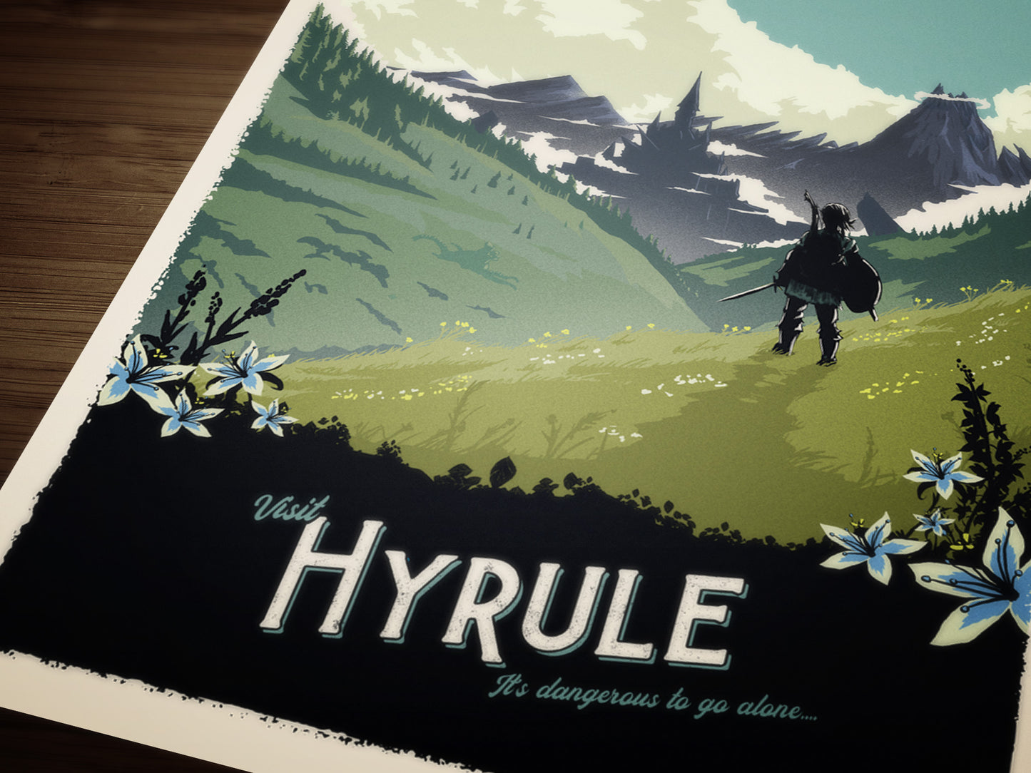 Hyrule Travel Poster -  Vintage Travel Poster Art